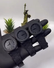 Premium Black Arabic Aura Watch